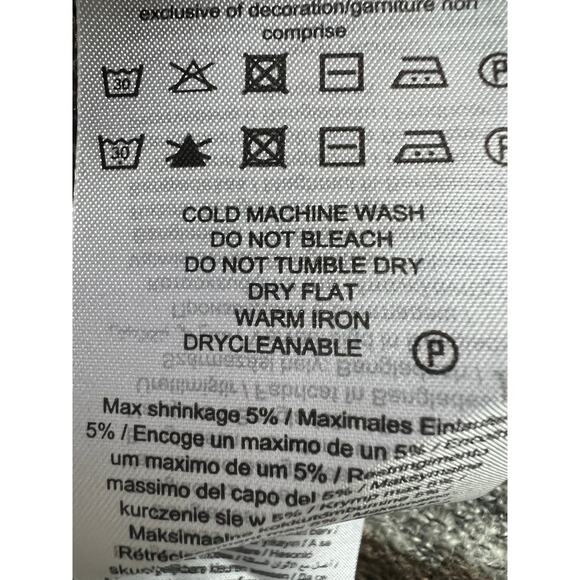 Vero Moda Animal Print Mock Neck Pullover Sweater Brown Grey Size 2X NEW! - Picture 12 of 13